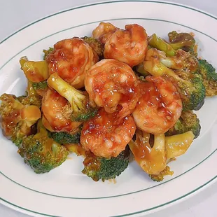 Shrimp broccoli
