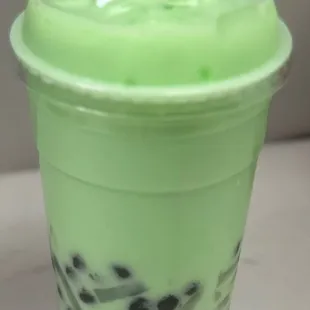 Honeydew milk tea