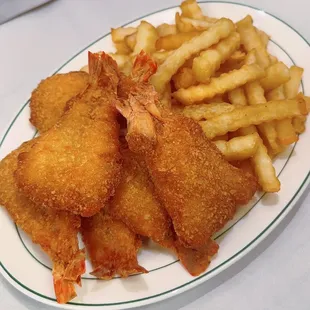 Fried Jumbo Shrimps w.Fried