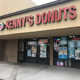 the front of the store