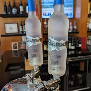 28 deg F Grey Goose taps