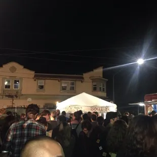 Crazy, long, slow, unsatisfying line.