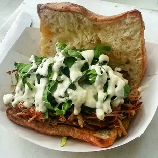 The Flying Pig Sandwich with bacon mayo