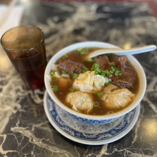 Brisket Wonton Noodle Soup