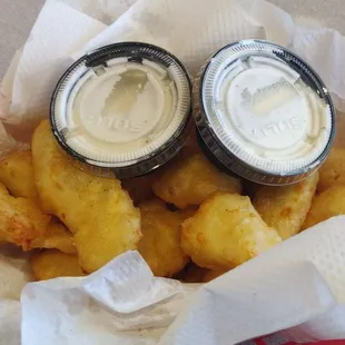 Fried cheese curds, don't NOT order these