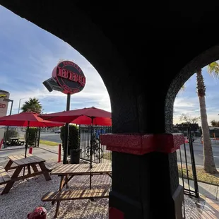 Restaurant patio