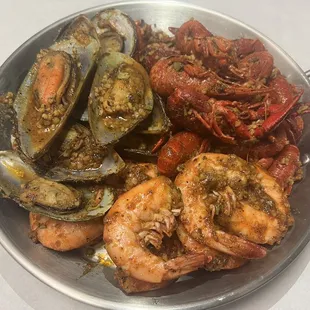 Cajun Mix (Mussel, Shrimp &amp; Crawfish)