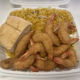 Shrimp Basket with French Fries