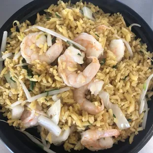 Shrimp fried rice
