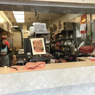 In the &quot;old days&quot; before GPS, takeout delivery relied on maps like the one on the wall.  It&apos;s still there after all these years.