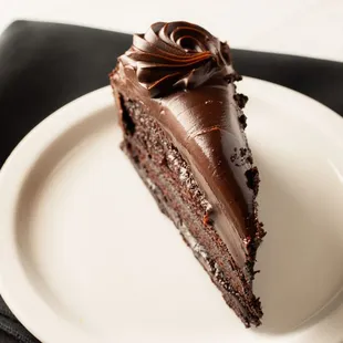 Taste our rich and decadent chocolate cake. It's so good, you'll want to order it again on your next visit.