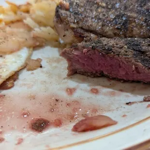 Medium rare done to perfection