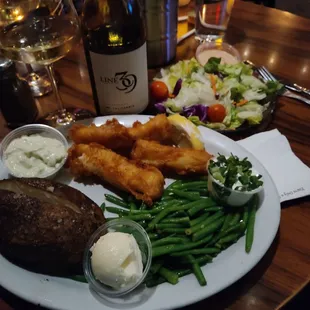 a plate of food