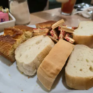 Sourdough and Corn Bread