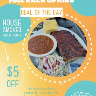Please check out our daily food specials this Summer!