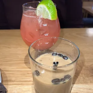 Espresso martini and Rosy Cheeks