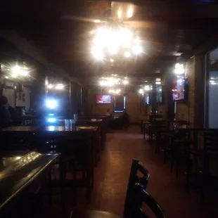 Looking down the bar down to the far end.  Gut Deutsch ambience, nein?