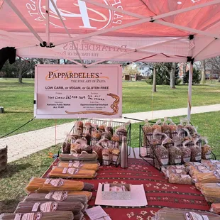 Hone made dried pasta.