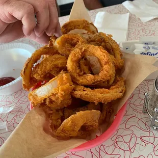 BIG order of onion rings!