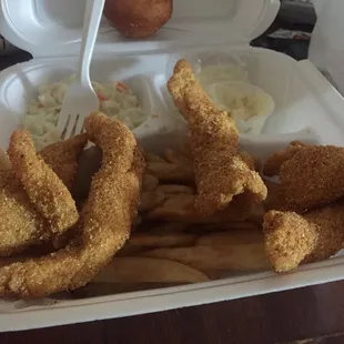 Catfish dinner