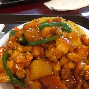 Ken&apos;s pineapple chicken- highly recommend