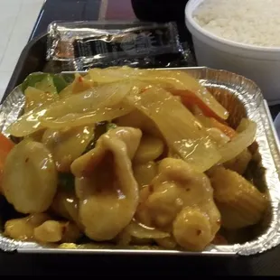Curry chicken