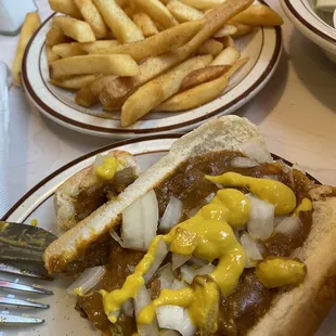 Coney Island and hot/crispy fries