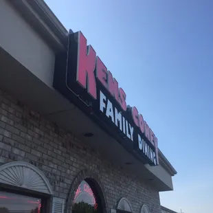 the front of the restaurant