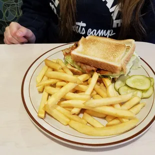 BLT with fries