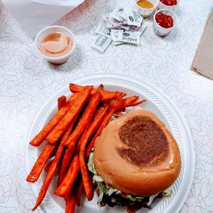 Bay-Ken Burger- Hold the mushrooms hold the onions. BBQ sauce. Special sauce on the side!