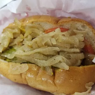 jumbo vegan hot dog