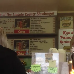 The menu