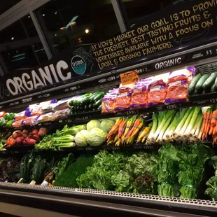 Beautiful produce area.