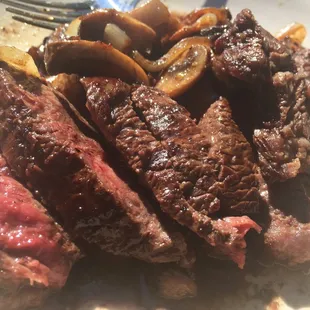 Beef and mushrooms, courtesy of Ken's deli