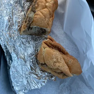 Steak and cheese sub