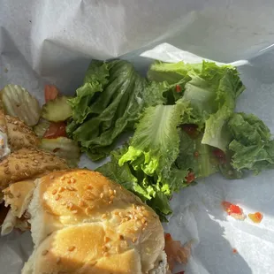 "NO lettuce " I said it twice.