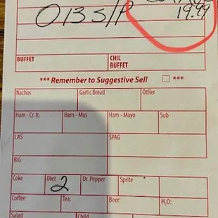 The Couples Special, a bargain.