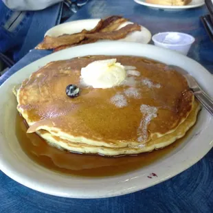 My wife calls these blueberry pancakes the best in the world.