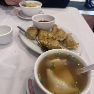 Dumpling soup