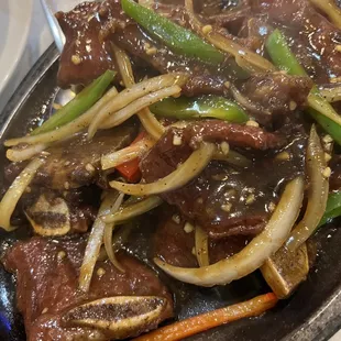 Beef with black pepper