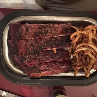 Ribs and fries