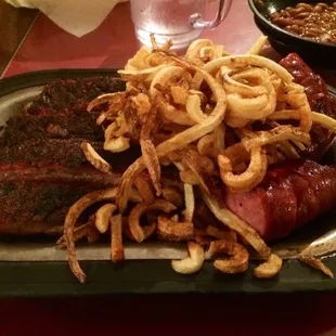 Kens ribs are the best in the state. Mesquite smoked, they are fantastic and don&apos;t need the mediocre sauce Kens serves.