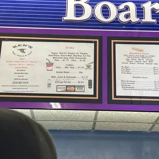 Menu as of December 17, 2022