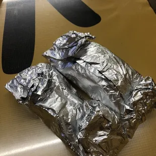 Breakfast Tacos (they are HUGE here folks)