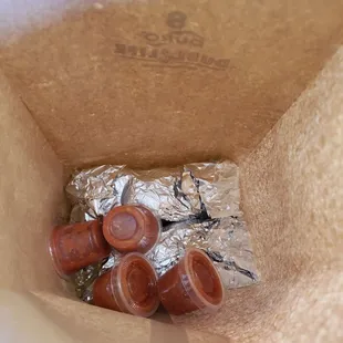 Breakfast for now and later.