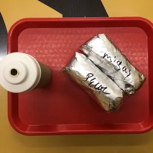 Two Tacos &amp; Green Salsa