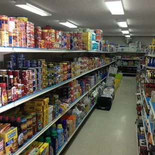 a grocery store aisle