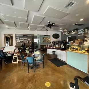 Interior facing back