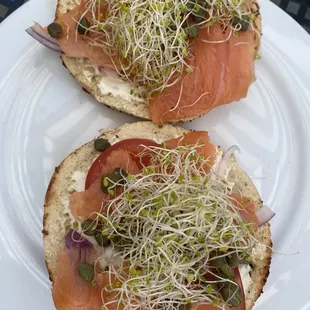 Lox bagel, awesome!