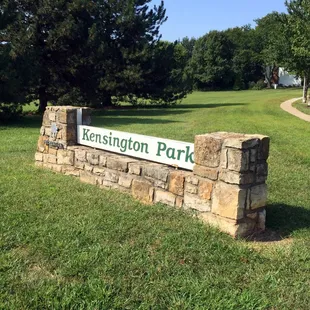Park Sign at 123rd St &amp; Grant St